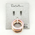 Robert Lee Morris Rose Quartz Stackable 3-Ring Set Pink Size 7.5 MSRP $48